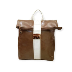Roll-Top Fashion Backpack