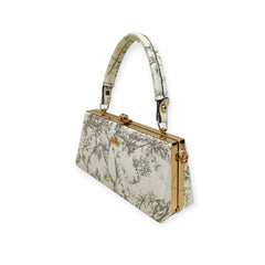 Floral Creeper Box Shape Frame Bag