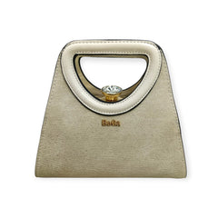 Structured D Handle Frame Bag