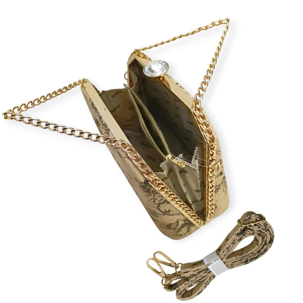 Boga Floral Chain Frame Bag